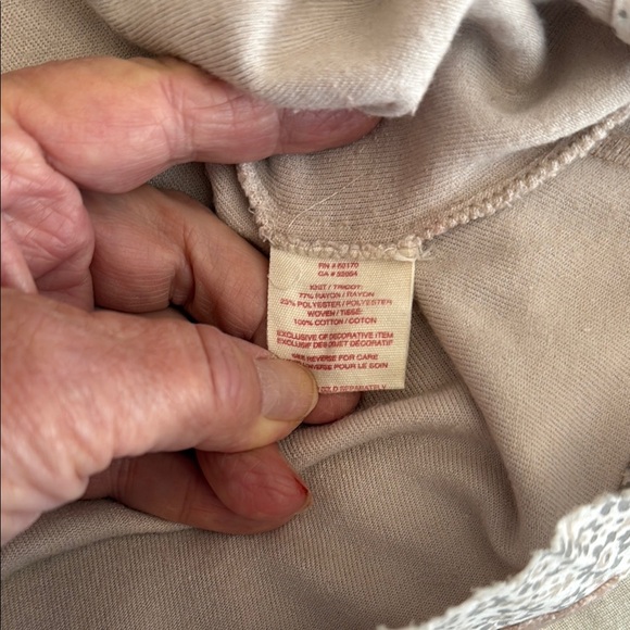 Free People Embellished Peplum Camisole in Cream and Pink - Picture 9 of 12